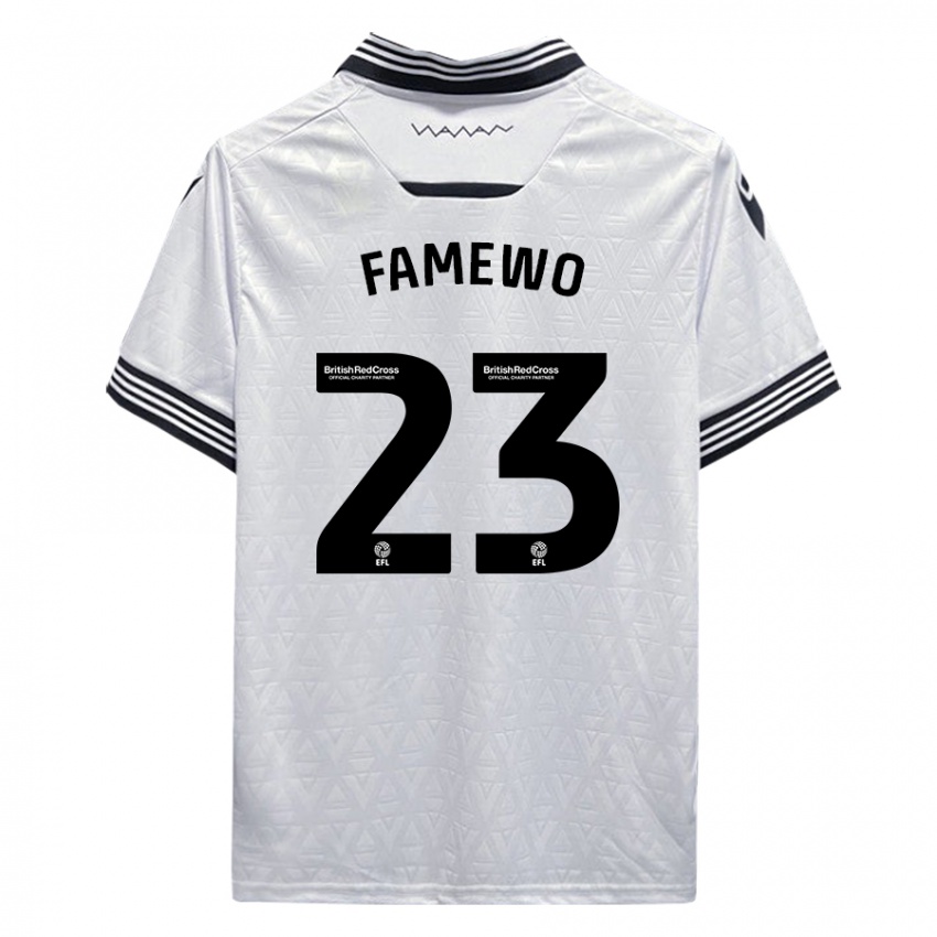 Damen Akin Famewo #23 Weiß Auswärtstrikot Trikot 2023/24 T-Shirt Schweiz