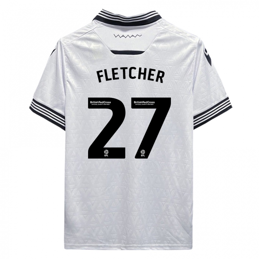 Damen Ashley Fletcher #27 Weiß Auswärtstrikot Trikot 2023/24 T-Shirt Schweiz