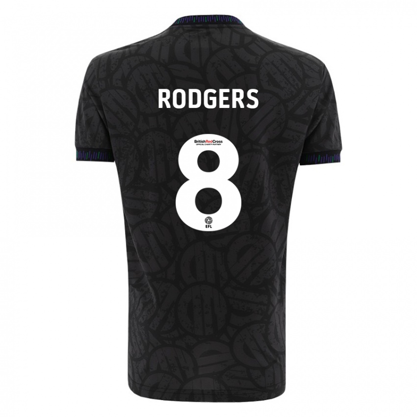 Damen Amy Rodgers #8 Schwarz Auswärtstrikot Trikot 2023/24 T-Shirt Schweiz