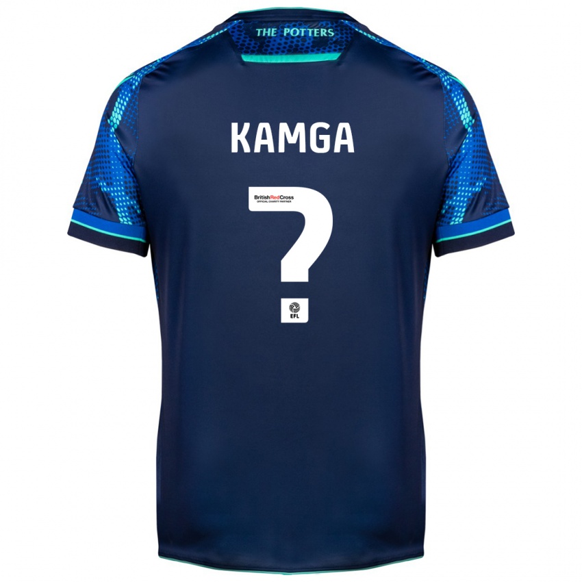 Damen Ian Kamga #0 Marine Auswärtstrikot Trikot 2023/24 T-Shirt Schweiz