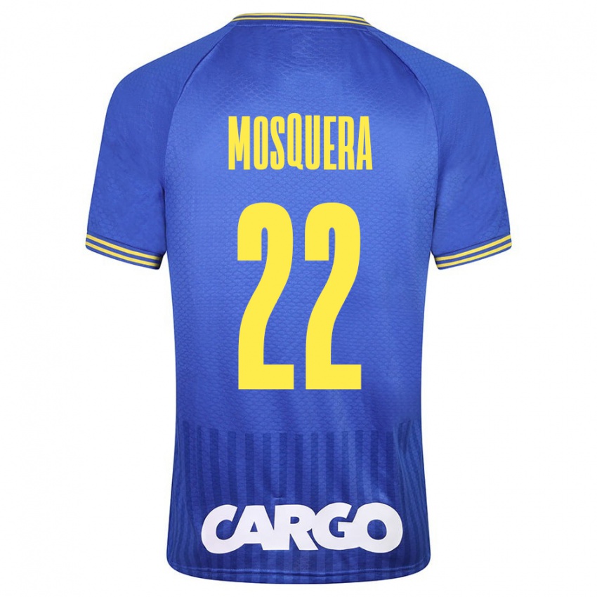 Damen Orlando Mosquera #22 Blau Auswärtstrikot Trikot 2023/24 T-Shirt Schweiz