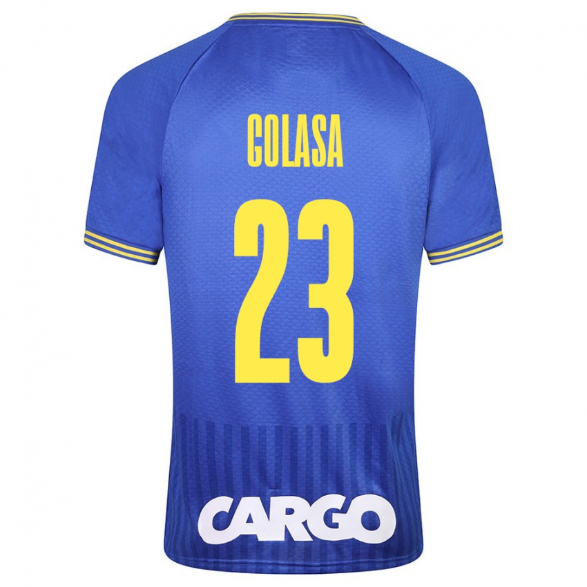 Damen Eyal Golasa #23 Blau Auswärtstrikot Trikot 2023/24 T-Shirt Schweiz