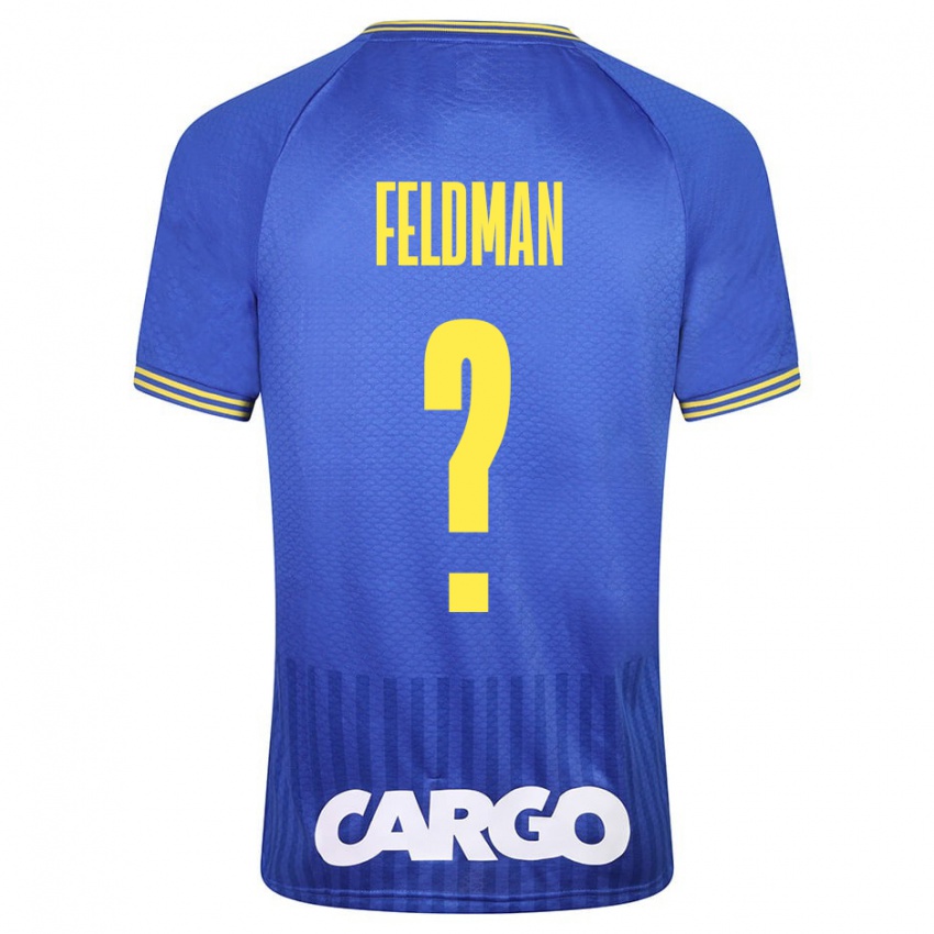 Damen Ron Feldman #0 Blau Auswärtstrikot Trikot 2023/24 T-Shirt Schweiz