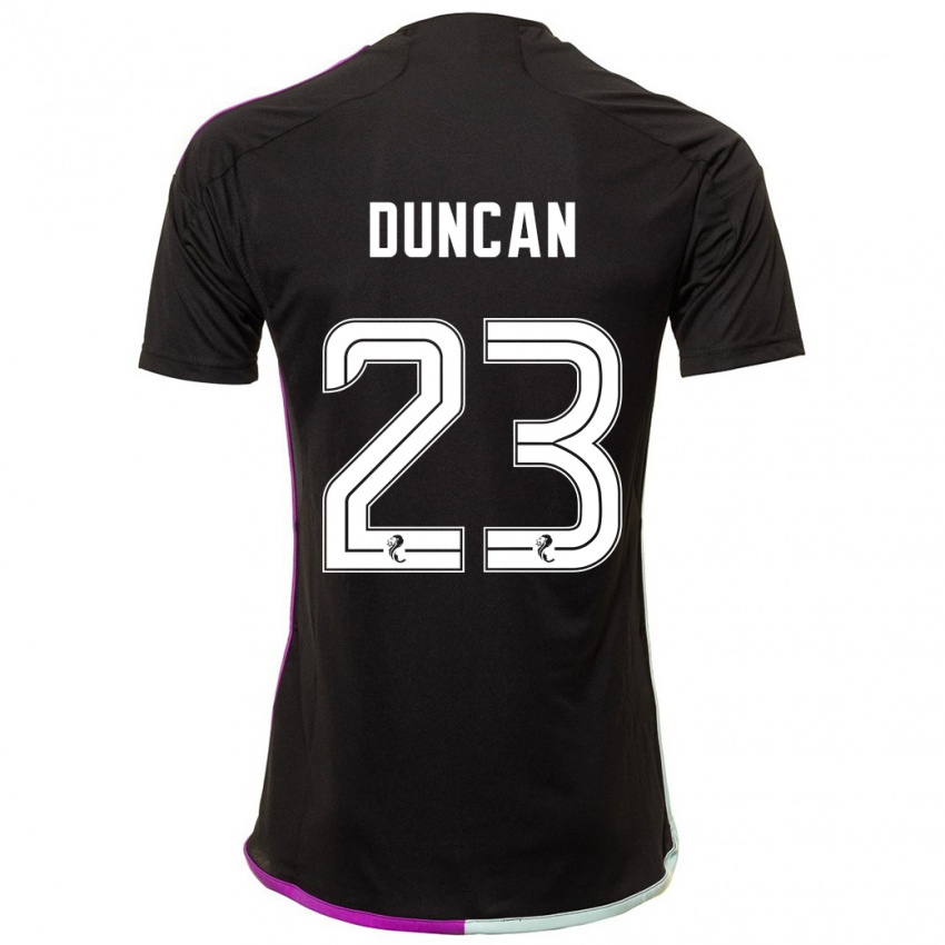 Damen Ryan Duncan #23 Schwarz Auswärtstrikot Trikot 2023/24 T-Shirt Schweiz