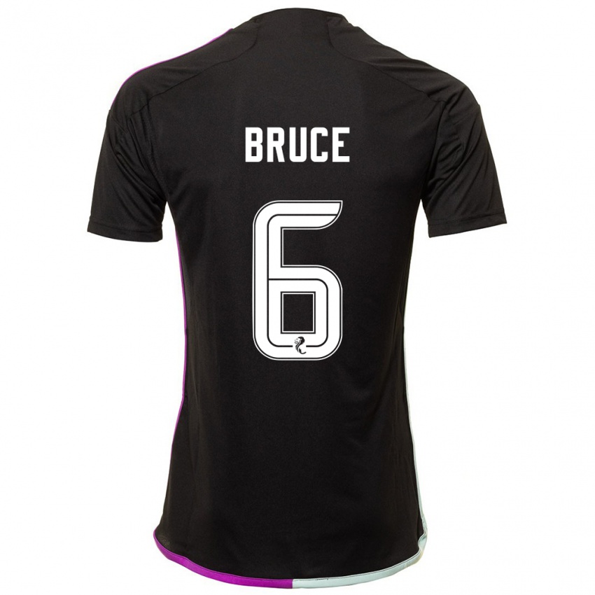 Damen Natasha Bruce #6 Schwarz Auswärtstrikot Trikot 2023/24 T-Shirt Schweiz