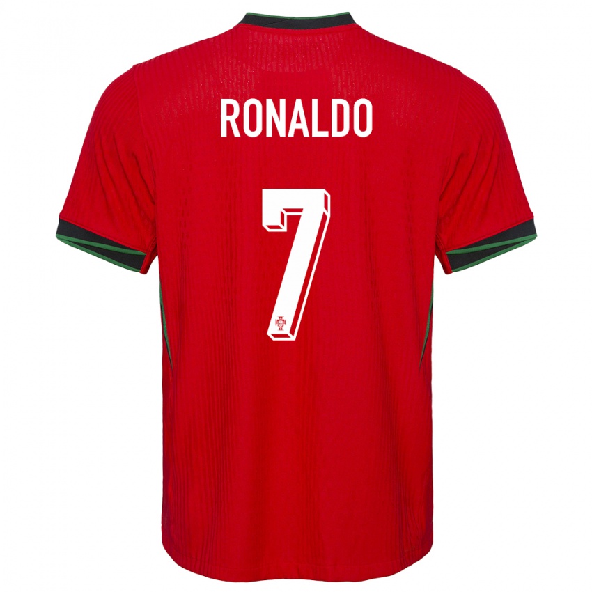 Kinder Portugal Cristiano Ronaldo #7 Rot Heimtrikot Trikot 24-26 T-Shirt Schweiz
