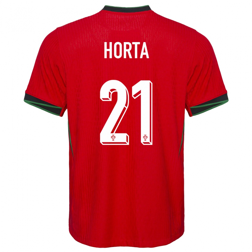Kinder Portugal Ricardo Horta #21 Rot Heimtrikot Trikot 24-26 T-Shirt Schweiz