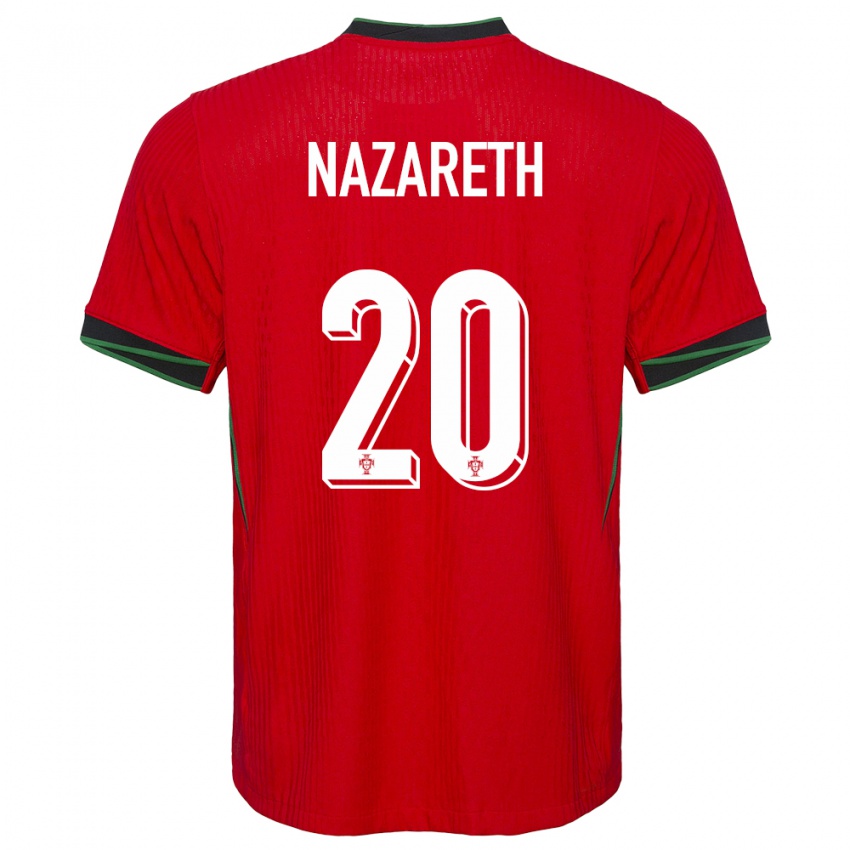Kinder Portugal Kika Nazareth #20 Rot Heimtrikot Trikot 24-26 T-Shirt Schweiz