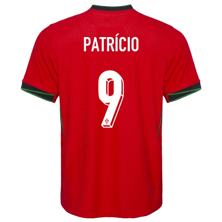 Kinder Portugal Nuno Patricio #9 Rot Heimtrikot Trikot 24-26 T-Shirt Schweiz