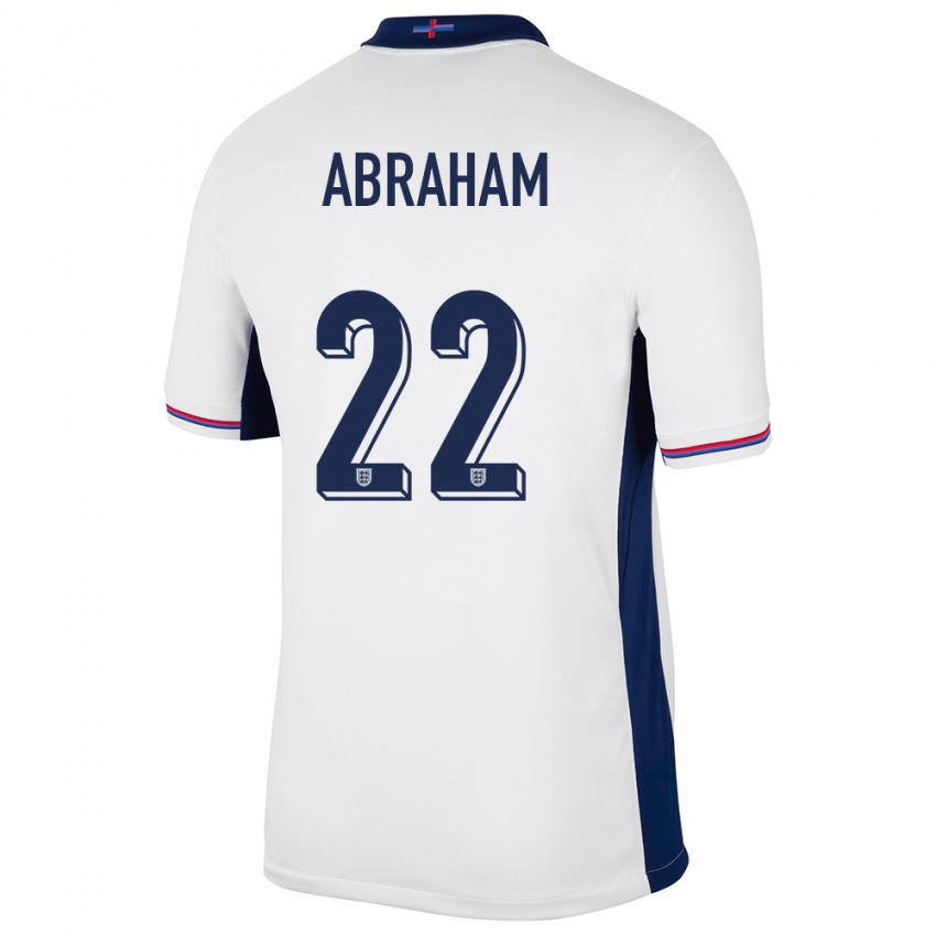 Enfant Maillot Angleterre Tammy Abraham #22 Blanc Tenues Domicile 24-26 T-Shirt Suisse