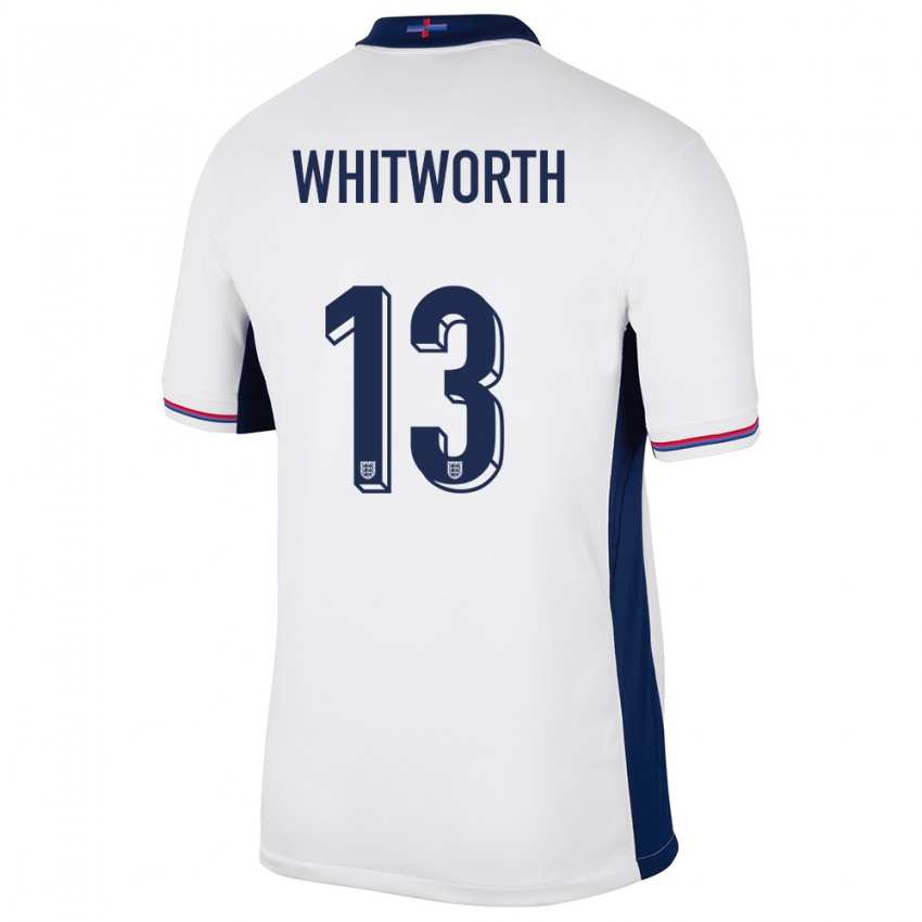 Kinder England Joseph Whitworth #13 Weiß Heimtrikot Trikot 24-26 T-Shirt Schweiz