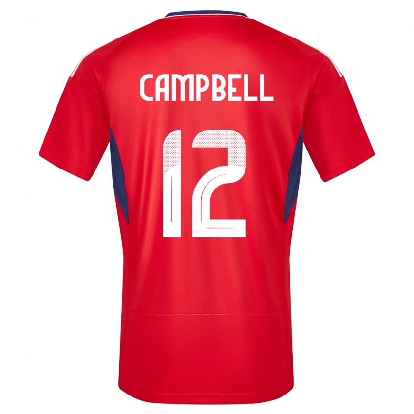 Kinder Costa Rica Joel Campbell #12 Rot Heimtrikot Trikot 24-26 T-Shirt Schweiz