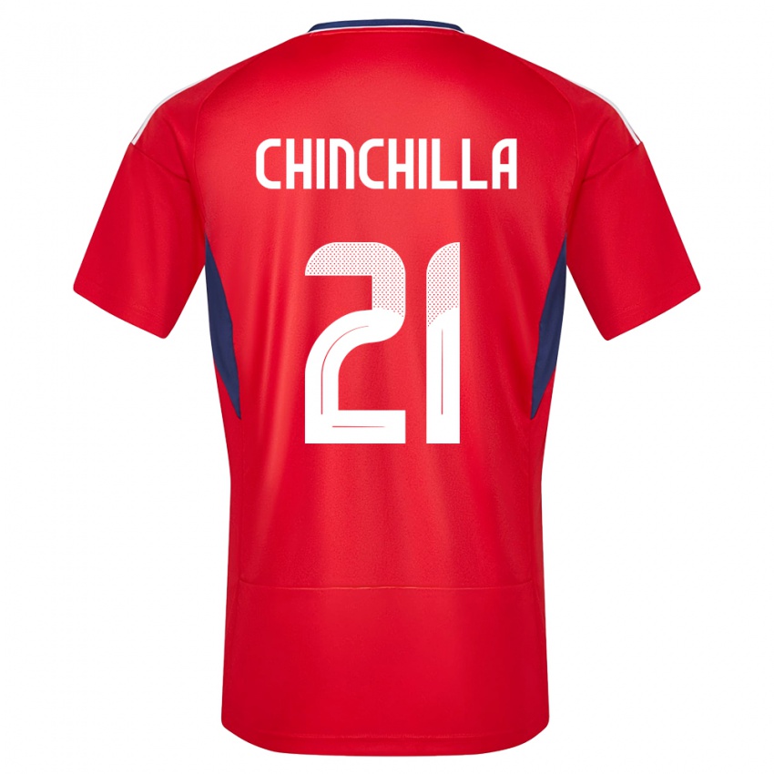 Kinder Costa Rica Viviana Chinchilla #21 Rot Heimtrikot Trikot 24-26 T-Shirt Schweiz