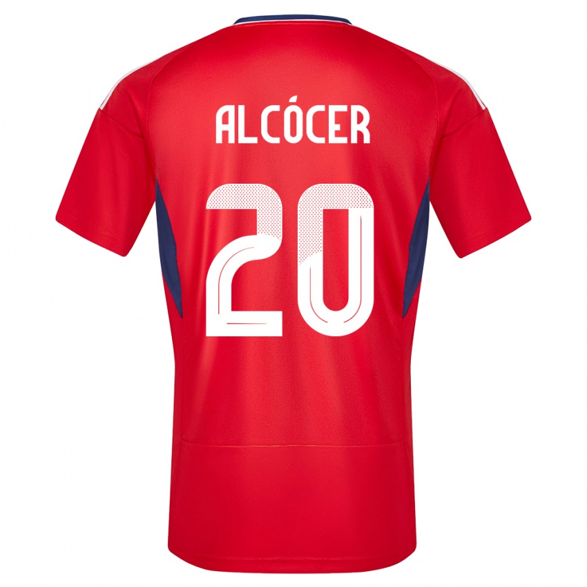 Kinder Costa Rica Josimar Alcocer #20 Rot Heimtrikot Trikot 24-26 T-Shirt Schweiz