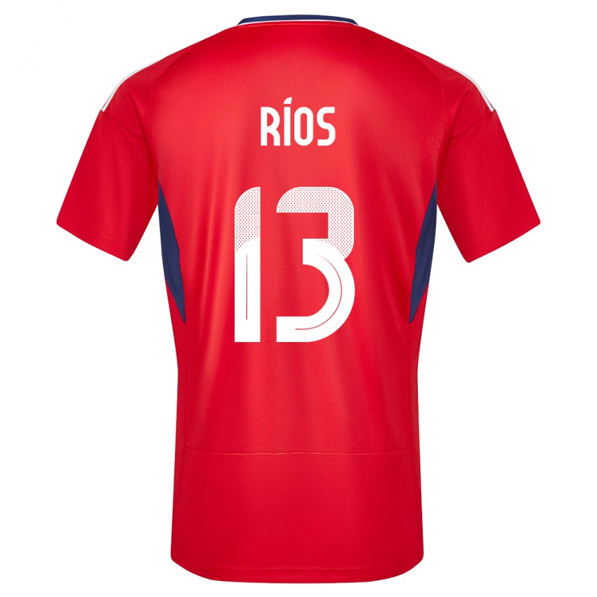 Kinder Costa Rica Keral Rios #13 Rot Heimtrikot Trikot 24-26 T-Shirt Schweiz