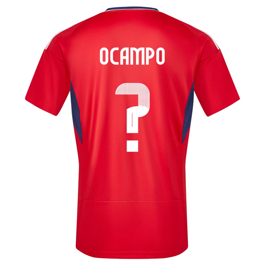 Kinder Costa Rica Benjamin Ocampo #0 Rot Heimtrikot Trikot 24-26 T-Shirt Schweiz