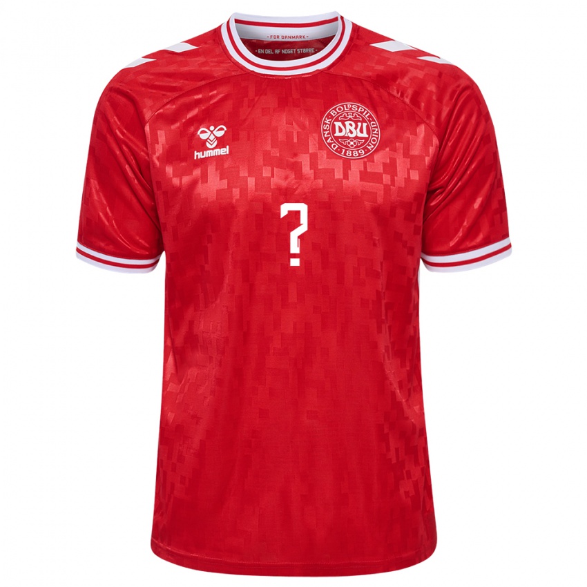 Kinder Dänemark Max Ejdum #0 Rot Heimtrikot Trikot 24-26 T-Shirt Schweiz