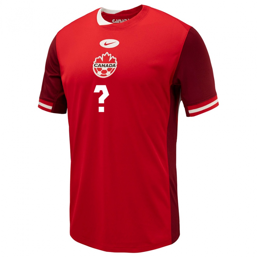 Enfant Maillot Canada Georgi Atanassov #0 Rouge Tenues Domicile 24-26 T-Shirt Suisse