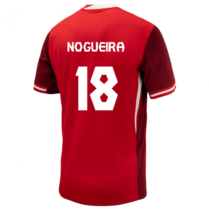 Kinder Kanada Matthew Nogueira #18 Rot Heimtrikot Trikot 24-26 T-Shirt Schweiz