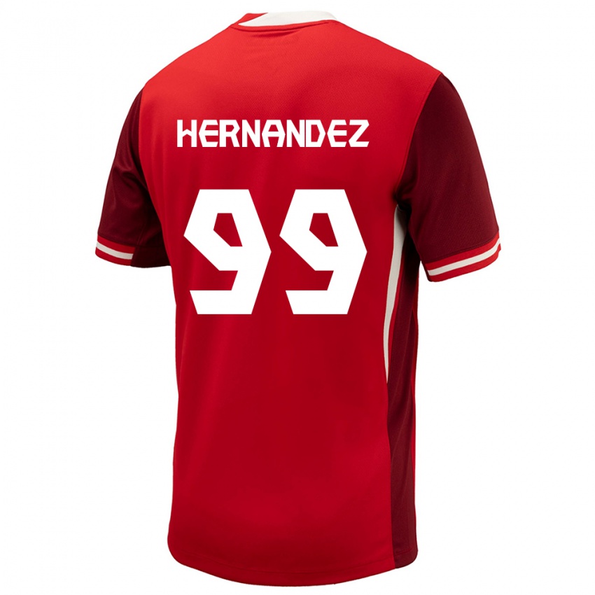 Kinder Kanada Jeneva Hernandez Gray #99 Rot Heimtrikot Trikot 24-26 T-Shirt Schweiz