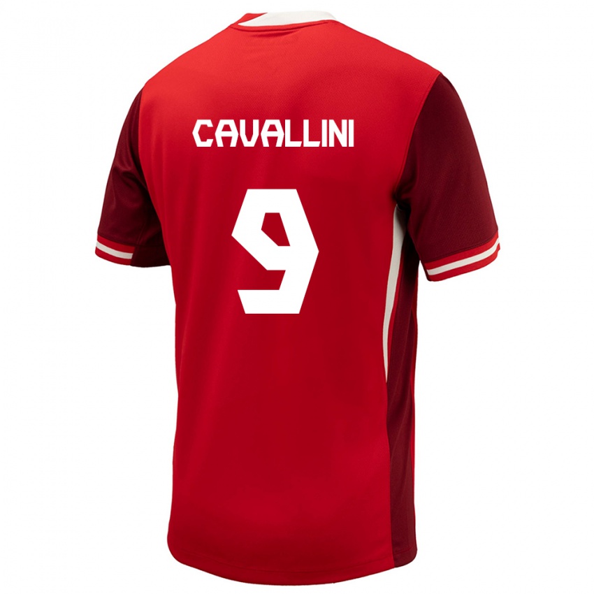 Kinder Kanada Lucas Cavallini #9 Rot Heimtrikot Trikot 24-26 T-Shirt Schweiz