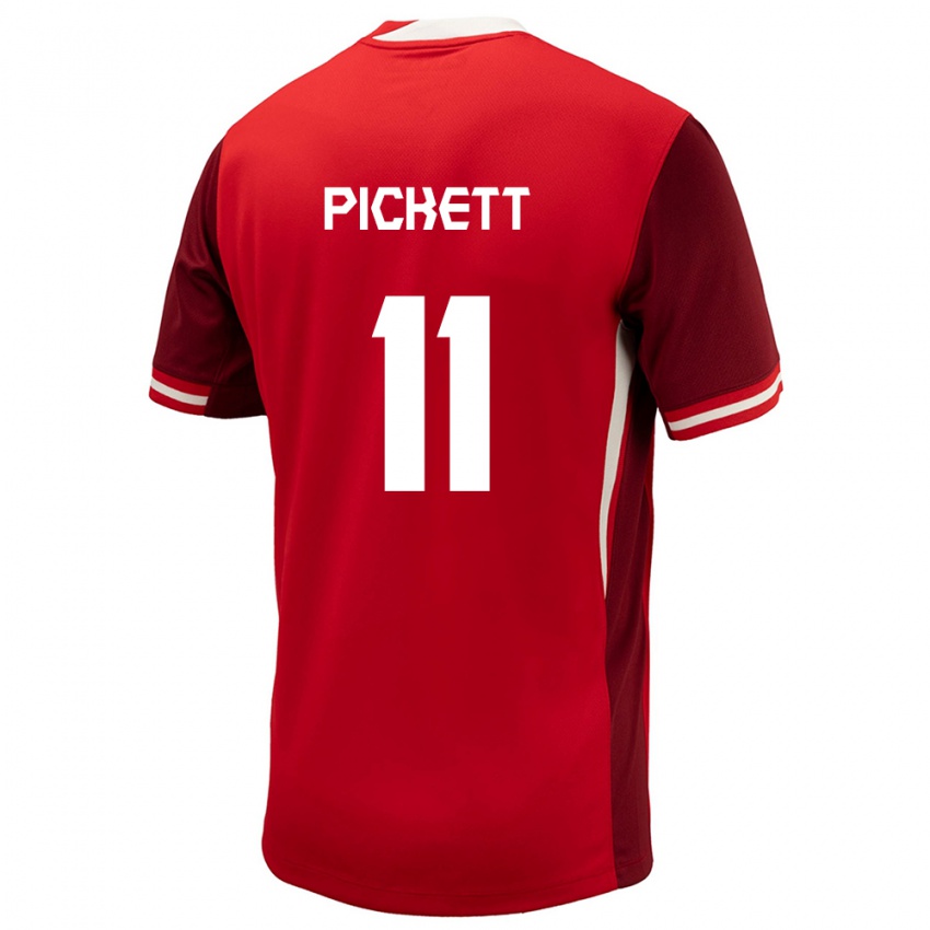 Kinder Kanada Victoria Pickett #11 Rot Heimtrikot Trikot 24-26 T-Shirt Schweiz