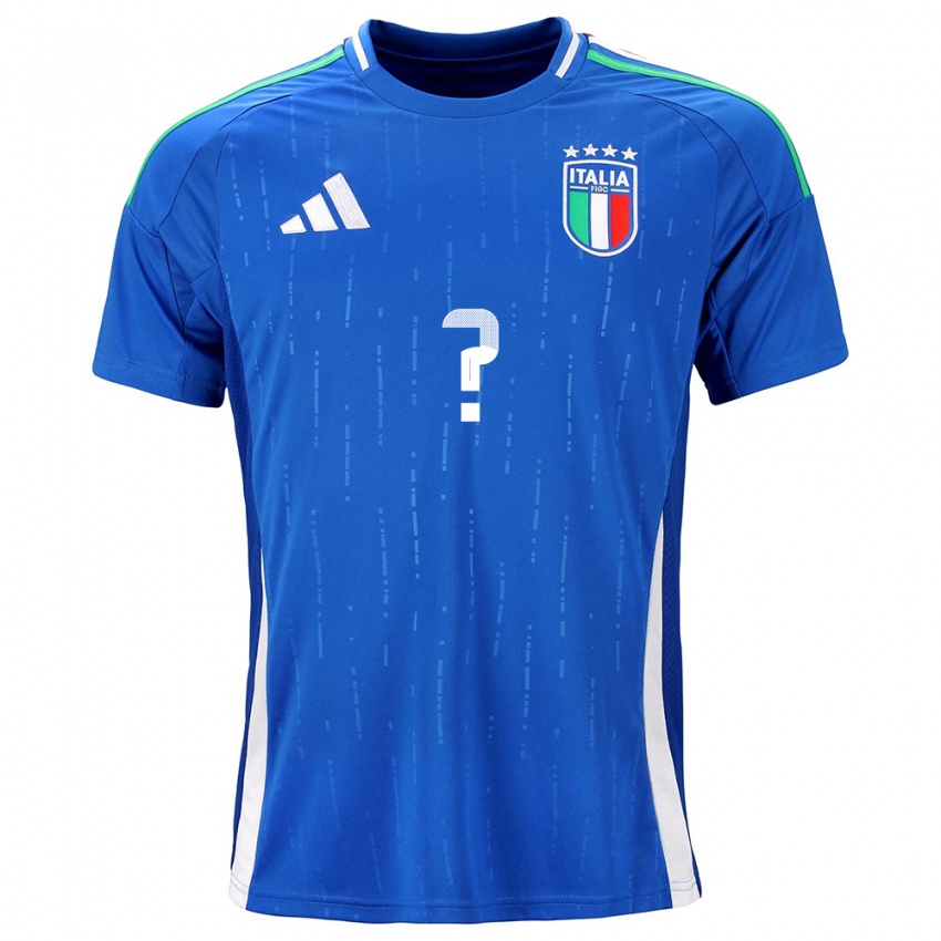 Kinder Italien Ihren Namen #0 Blau Heimtrikot Trikot 24-26 T-Shirt Schweiz