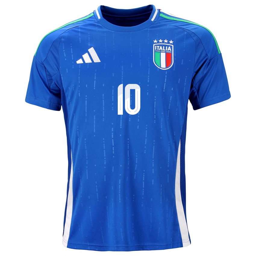 Kinder Italien Cristiana Girelli #10 Blau Heimtrikot Trikot 24-26 T-Shirt Schweiz