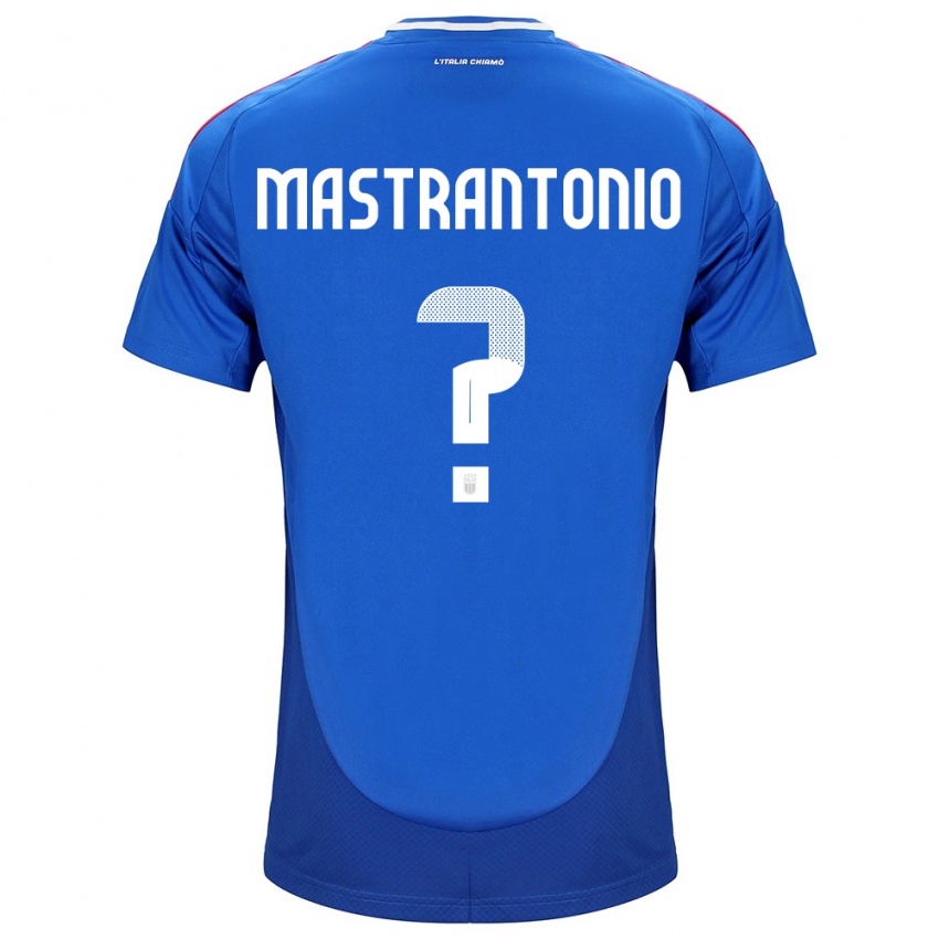 Kinder Italien Davide Mastrantonio #0 Blau Heimtrikot Trikot 24-26 T-Shirt Schweiz