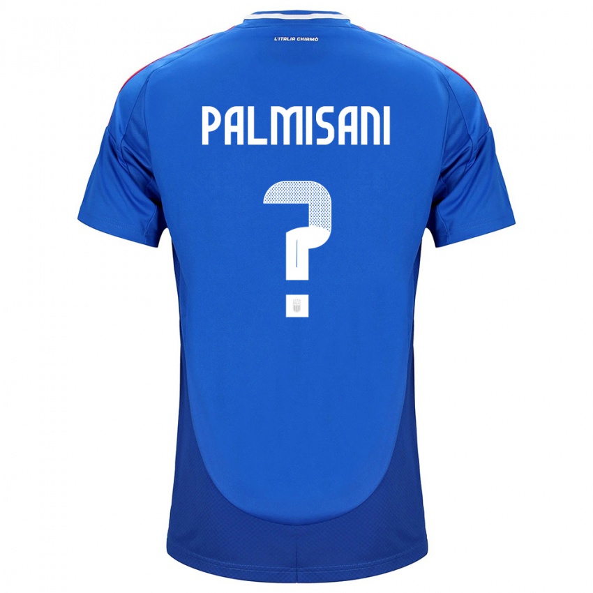 Kinder Italien Lorenzo Palmisani #0 Blau Heimtrikot Trikot 24-26 T-Shirt Schweiz