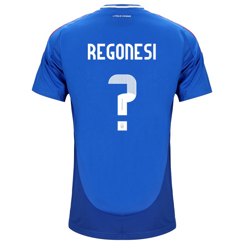 Kinder Italien Iacopo Regonesi #0 Blau Heimtrikot Trikot 24-26 T-Shirt Schweiz