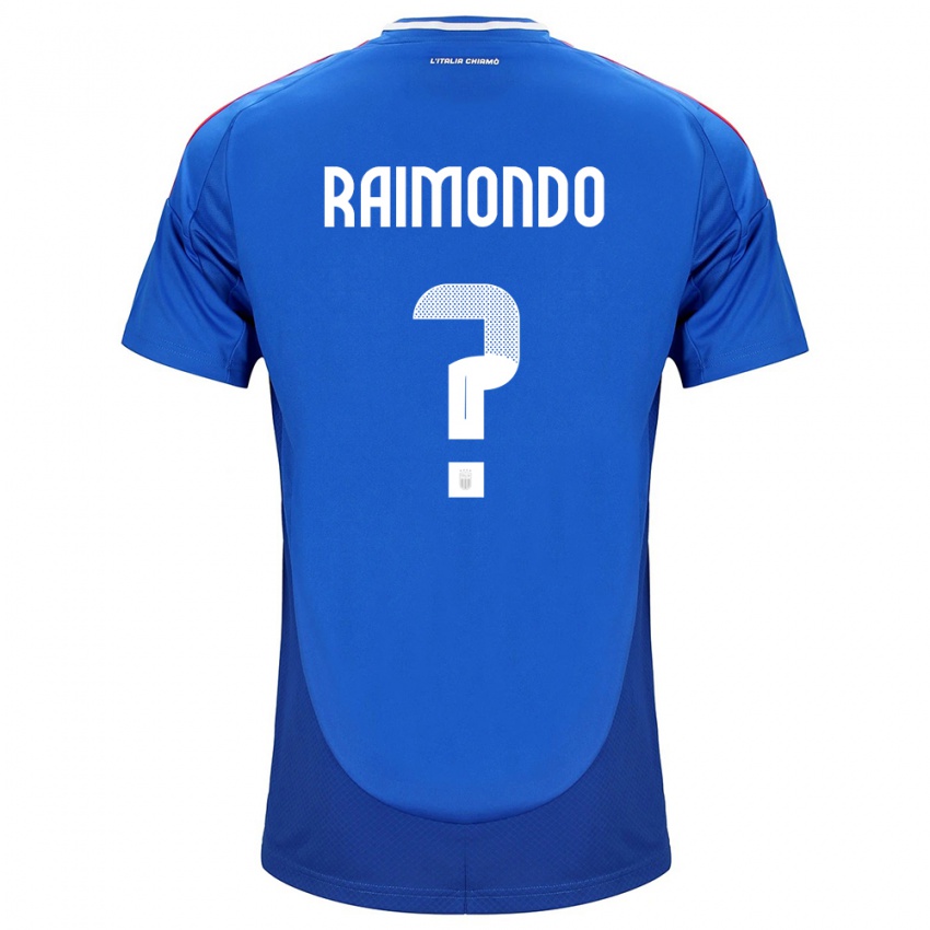 Kinder Italien Antonio Raimondo #0 Blau Heimtrikot Trikot 24-26 T-Shirt Schweiz