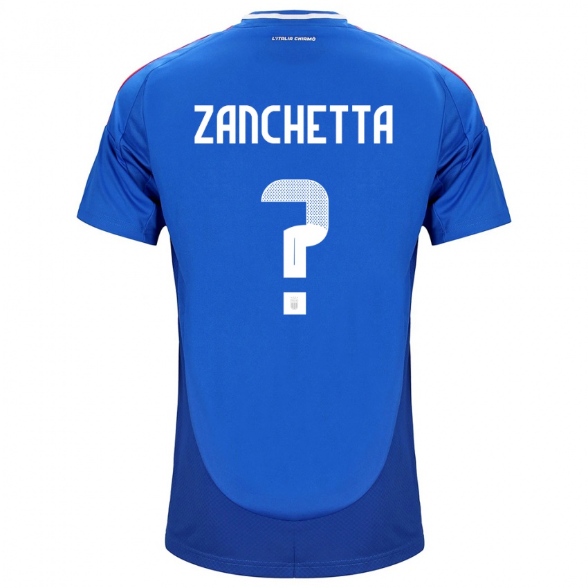 Kinder Italien Mattia Zanchetta #0 Blau Heimtrikot Trikot 24-26 T-Shirt Schweiz