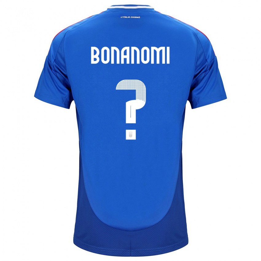 Kinder Italien Andrea Bonanomi #0 Blau Heimtrikot Trikot 24-26 T-Shirt Schweiz