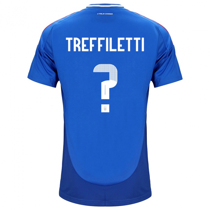 Kinder Italien Danilo Treffiletti #0 Blau Heimtrikot Trikot 24-26 T-Shirt Schweiz