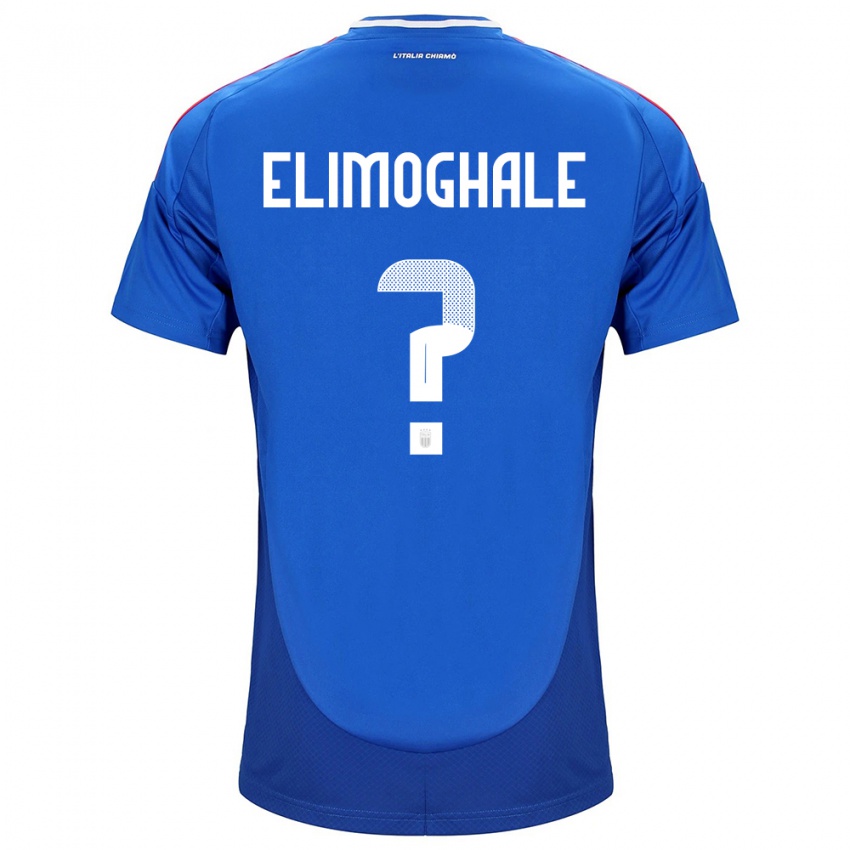 Kinder Italien Destiny Elimoghale #0 Blau Heimtrikot Trikot 24-26 T-Shirt Schweiz