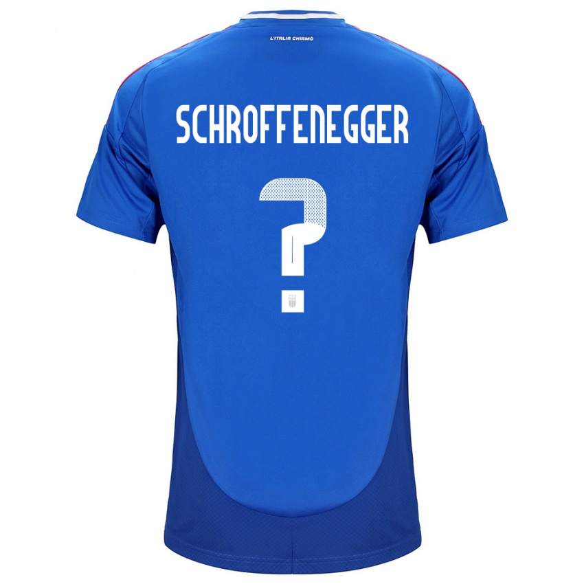 Kinder Italien Katja Schroffenegger #0 Blau Heimtrikot Trikot 24-26 T-Shirt Schweiz