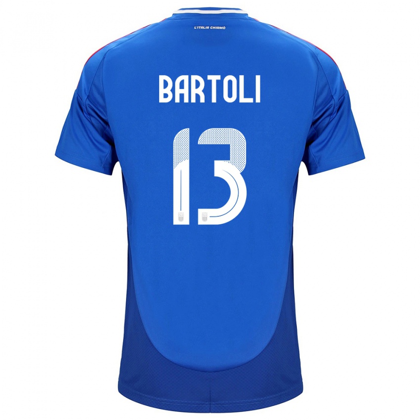 Kinder Italien Elisa Bartoli #13 Blau Heimtrikot Trikot 24-26 T-Shirt Schweiz