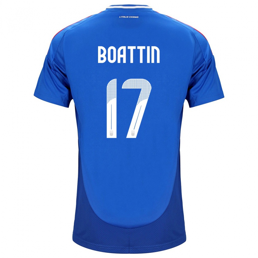 Kinder Italien Lisa Boattin #17 Blau Heimtrikot Trikot 24-26 T-Shirt Schweiz