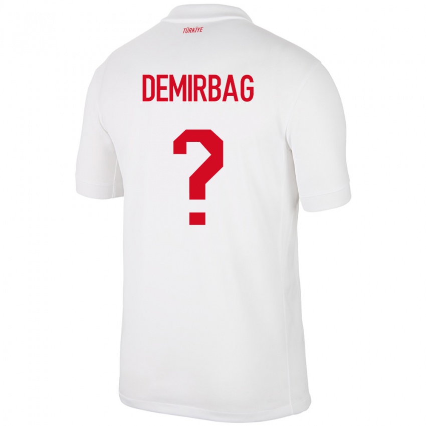 Kinder Türkei Ozan Demirbağ #0 Weiß Heimtrikot Trikot 24-26 T-Shirt Schweiz