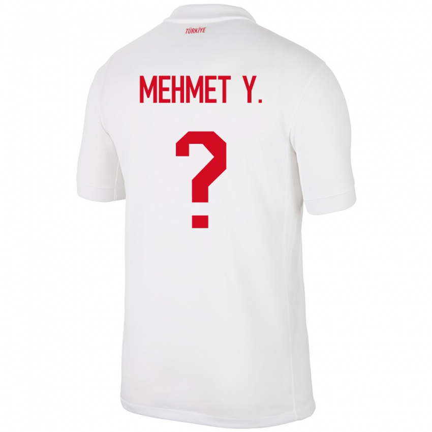 Kinder Türkei Mehmet Yildirim #0 Weiß Heimtrikot Trikot 24-26 T-Shirt Schweiz