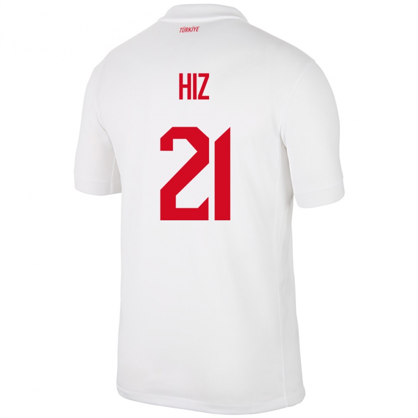 Kinder Türkei Gülbin Hız #21 Weiß Heimtrikot Trikot 24-26 T-Shirt Schweiz