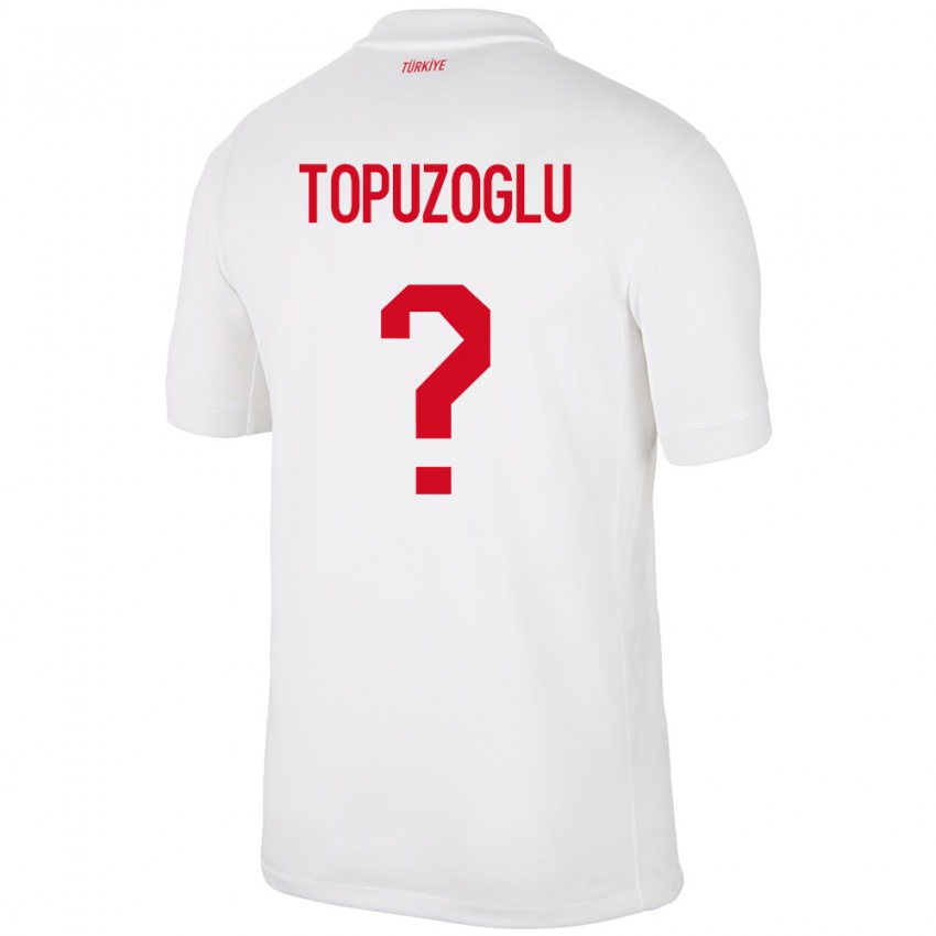 Kinder Türkei Berna Topuzoğlu #0 Weiß Heimtrikot Trikot 24-26 T-Shirt Schweiz