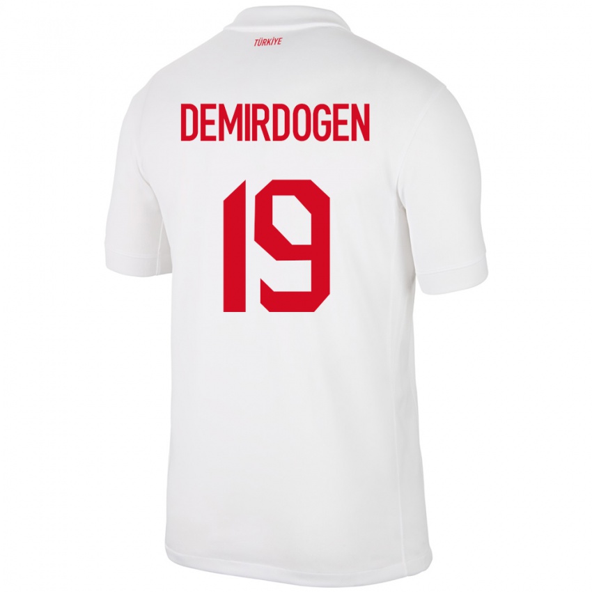 Kinder Türkei Neslihan Demirdögen #19 Weiß Heimtrikot Trikot 24-26 T-Shirt Schweiz