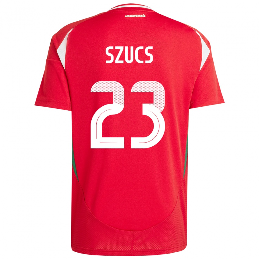 Kinder Ungarn Tamás Szűcs #23 Rot Heimtrikot Trikot 24-26 T-Shirt Schweiz