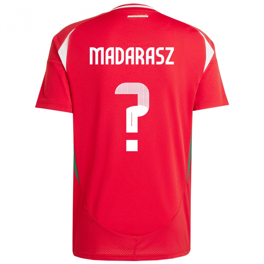 Kinder Ungarn Ádám Madarász #0 Rot Heimtrikot Trikot 24-26 T-Shirt Schweiz