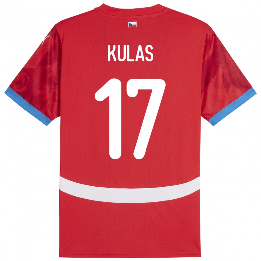 Kinder Tschechien Martin Kulas #17 Rot Heimtrikot Trikot 24-26 T-Shirt Schweiz