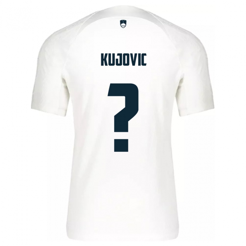 Kinder Slowenien Tian Kujovic #0 Weiß Heimtrikot Trikot 24-26 T-Shirt Schweiz