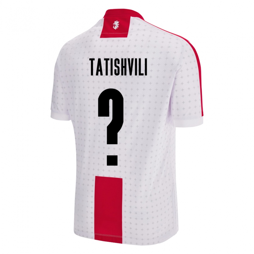 Kinder Georgien Sandro Tatishvili #0 Weiß Heimtrikot Trikot 24-26 T-Shirt Schweiz