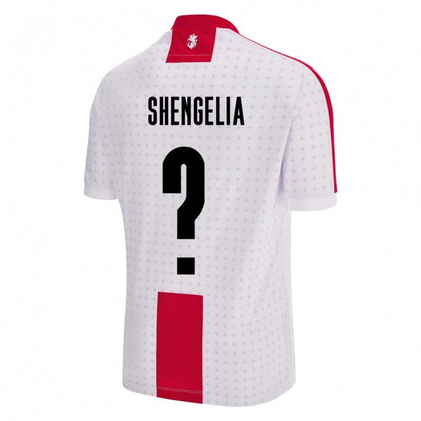 Kinder Georgien Luka Shengelia #0 Weiß Heimtrikot Trikot 24-26 T-Shirt Schweiz